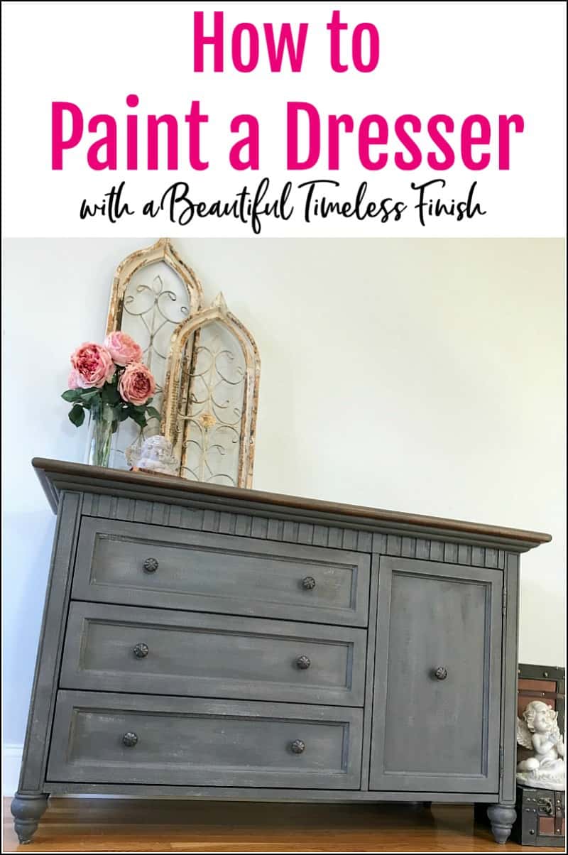 how to paint a dresser