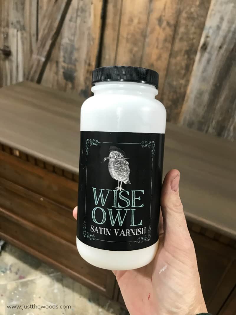 wise owl varnish, protective topcoat