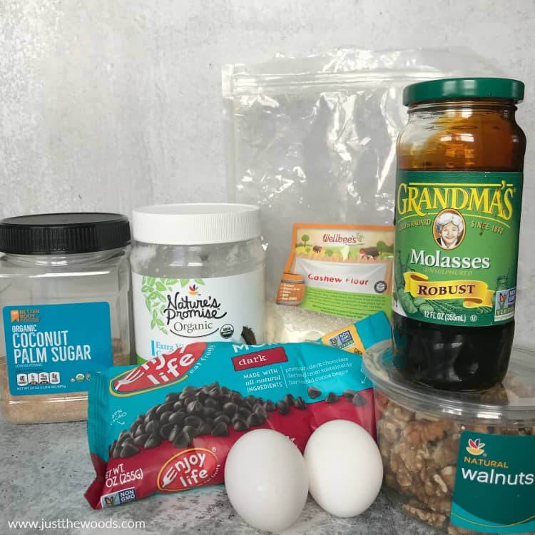 ingredients for muffins chocolate chip