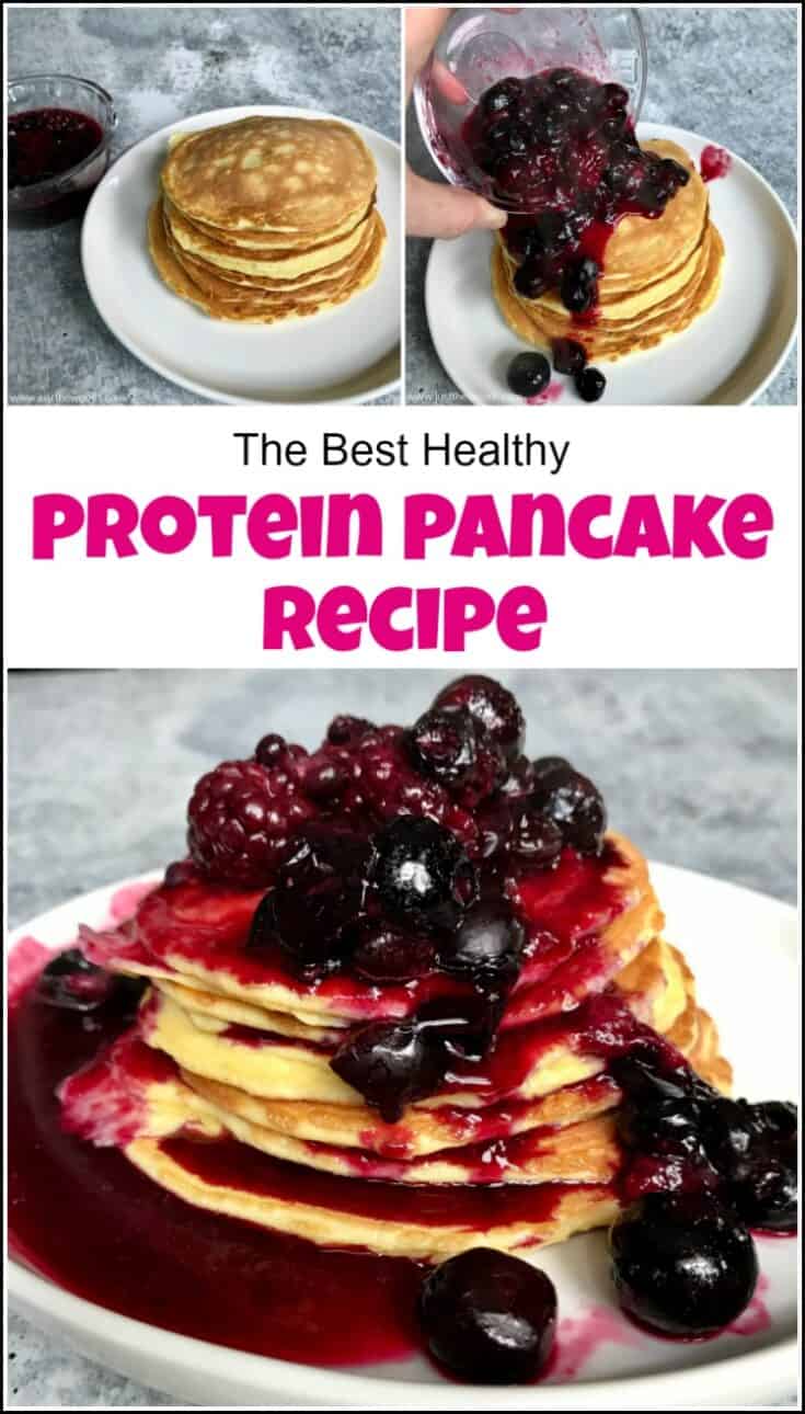 The Easiest Healthy Protein Pancake Recipe