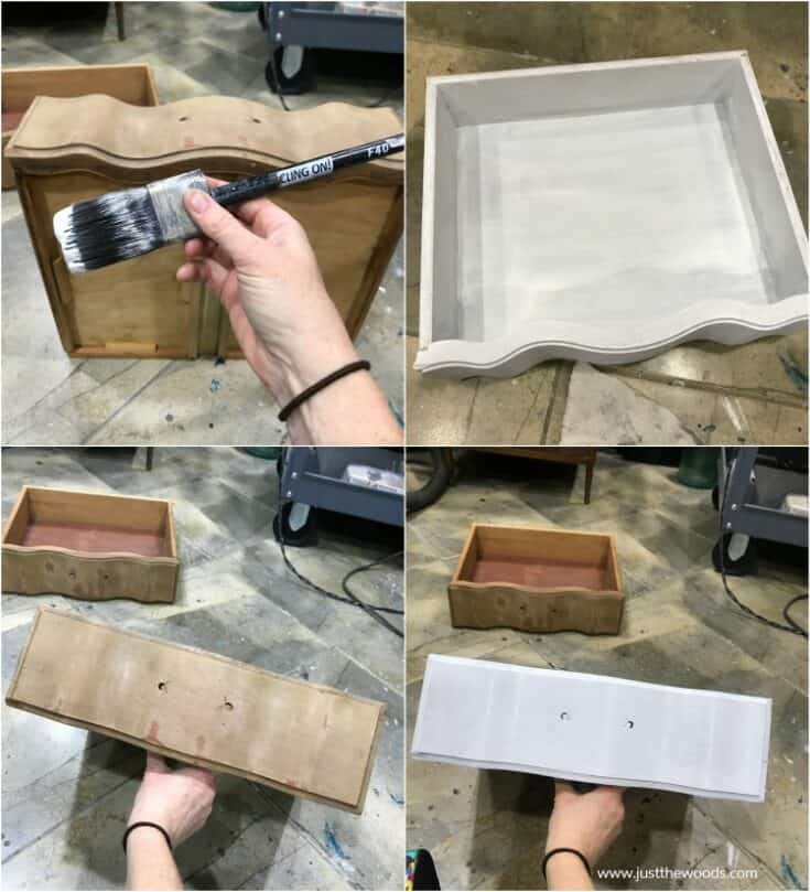 How to Distress Furniture for that Worn White Painted Look