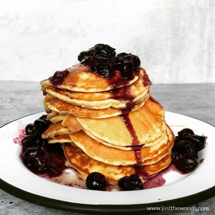 protein pancakes with fresh fruit