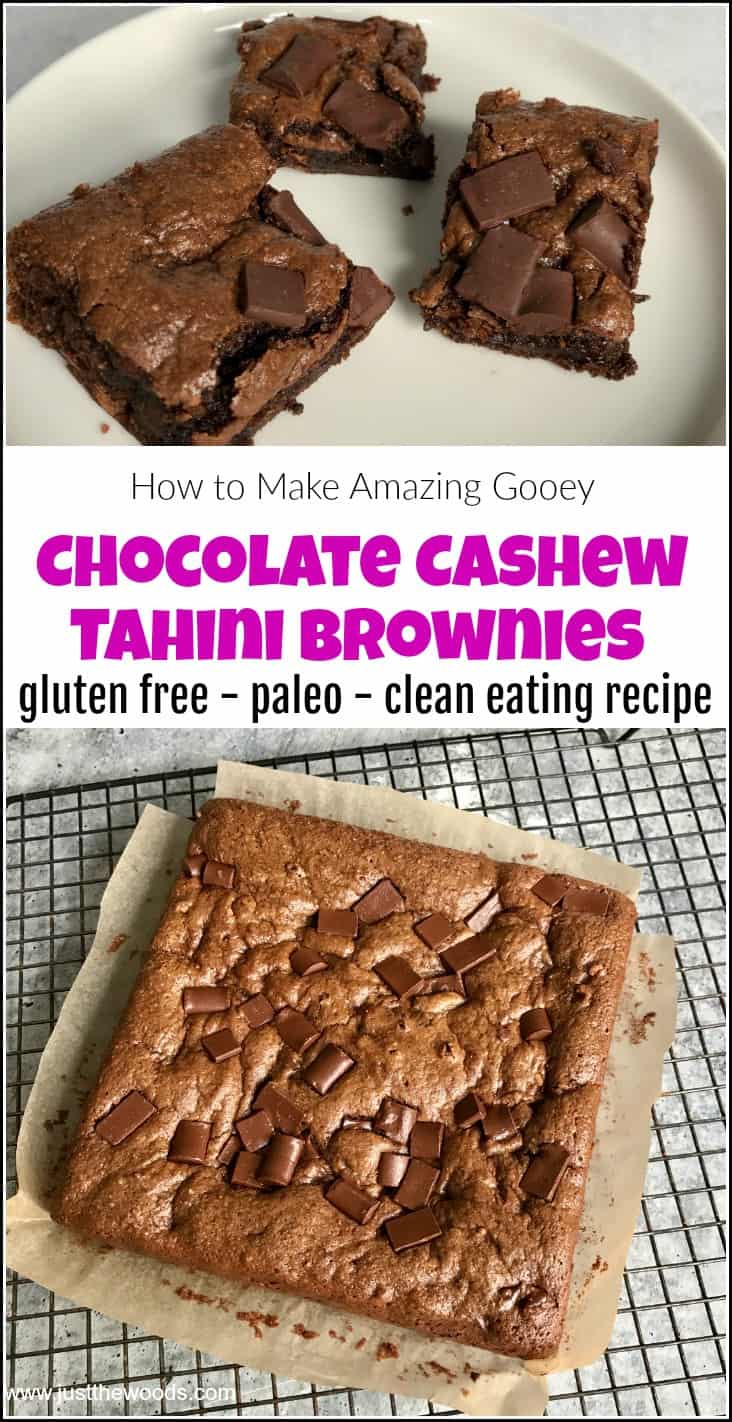 cashew tahini brownie recipe