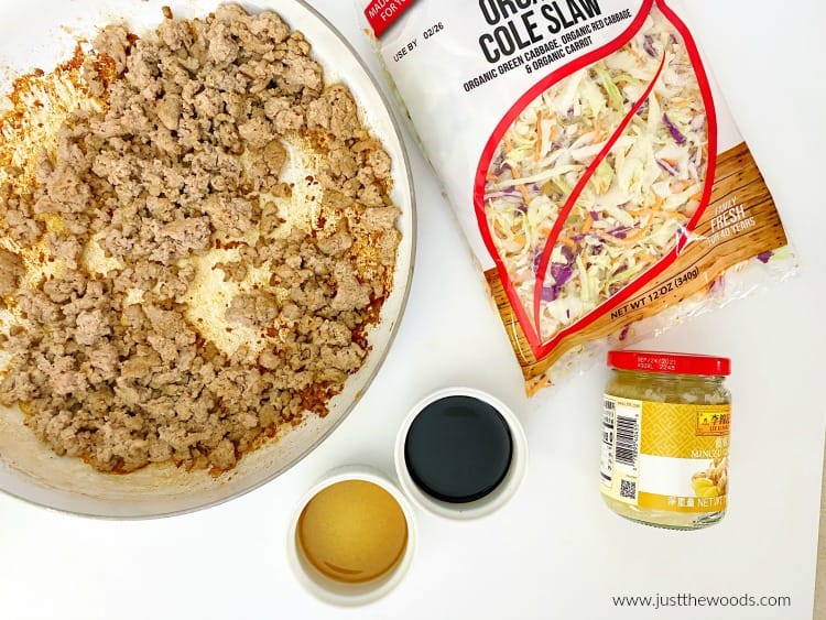 The Best Guilt Free Egg Roll in a Bowl Recipe clean eating recipes, clean eating egg roll in a bowl, ingredient to make egg roll in a bowl, simple egg roll in a bowl