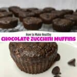 How to Make Healthy Chocolate Zucchini Muffins