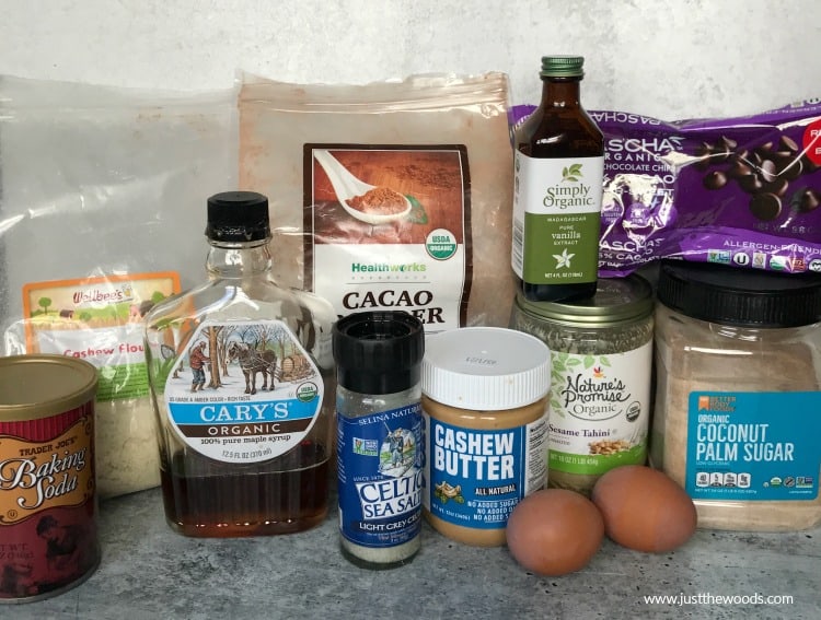 homemade brownie ingredients, how to make tahini brownies