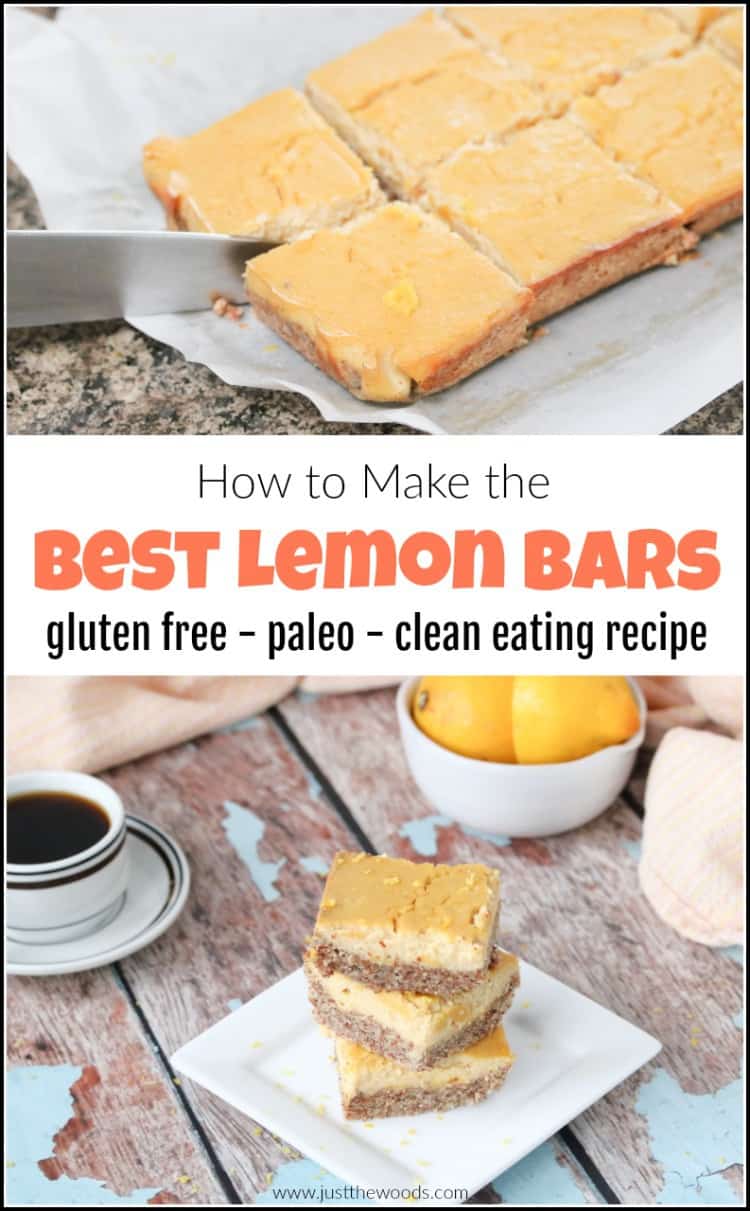 healthy lemon bars