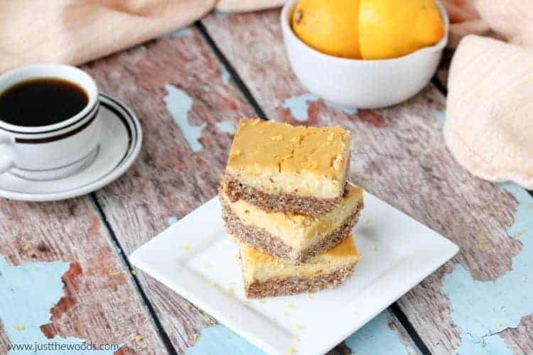 best lemon bars recipe, lemon squares healthy