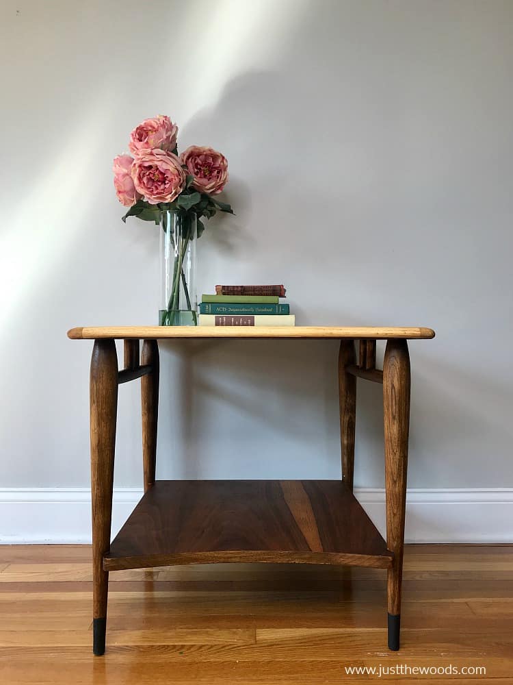 refinishing mid century lane acclaim table