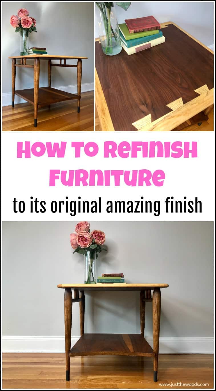 refinishing furniture tutorial