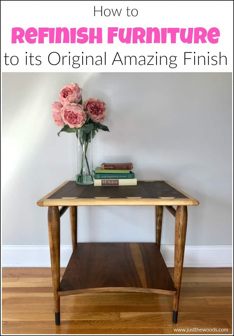 how to refinish furniture