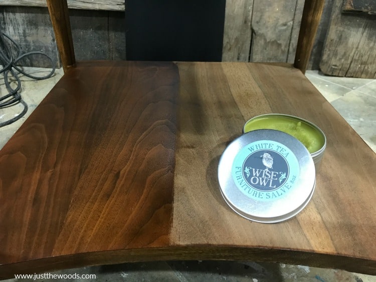 how to refinish furniture, wise owl salve