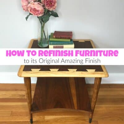 How to Refinish Furniture to its Original Amazing Finish