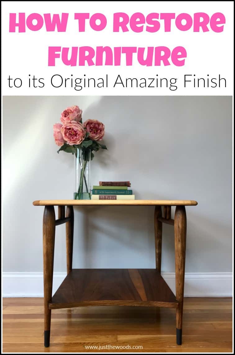 how to restore table top finish