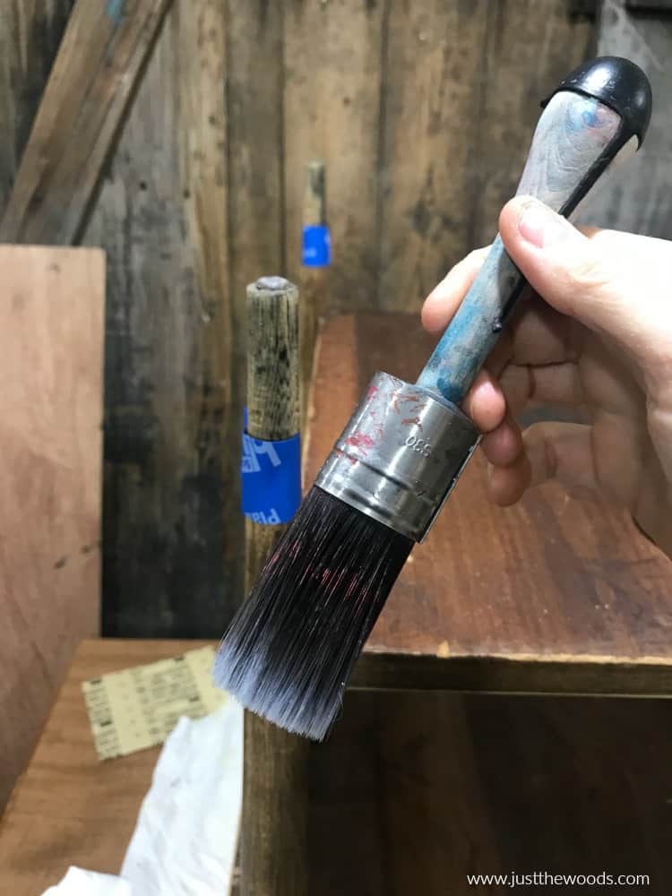 small cling on paint brush