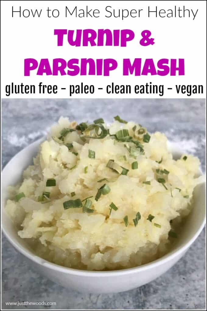 Easy Healthy Mashed Turnip Recipe with Parsnips