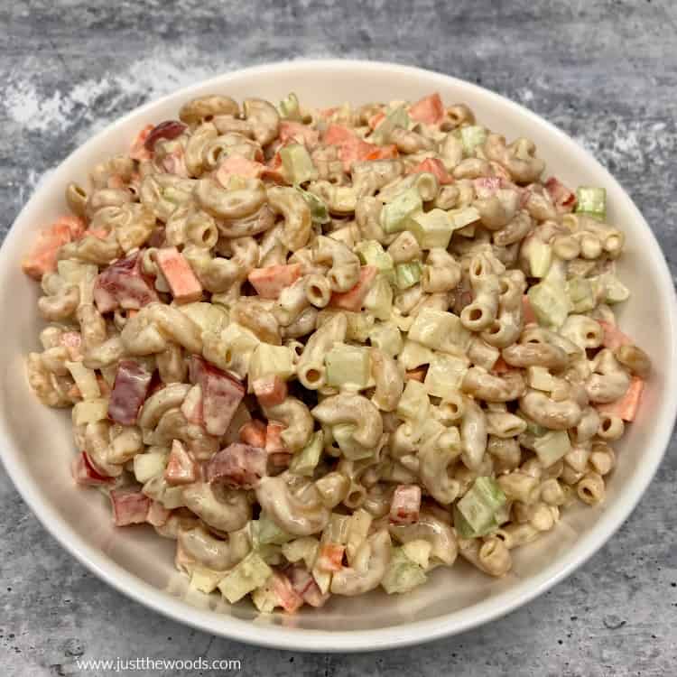 gluten free healthy macaroni salad with mayo