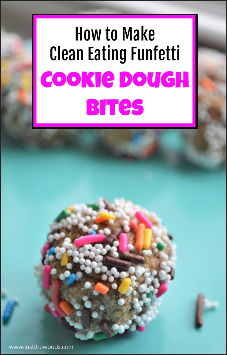 pin image for healthy cookie dough bites