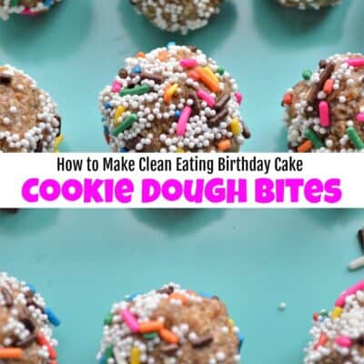 How to Make Clean Eating Funfetti Cookie Dough Bites