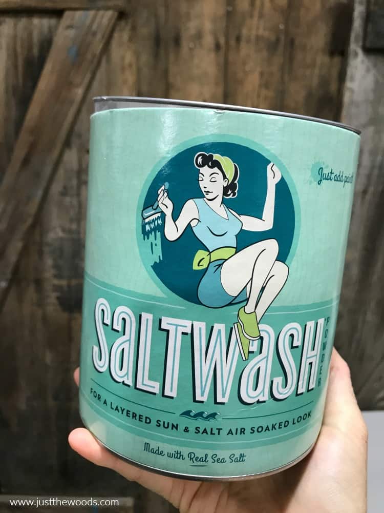 container of Saltwash paint addictive to add texture to chalk paint projects