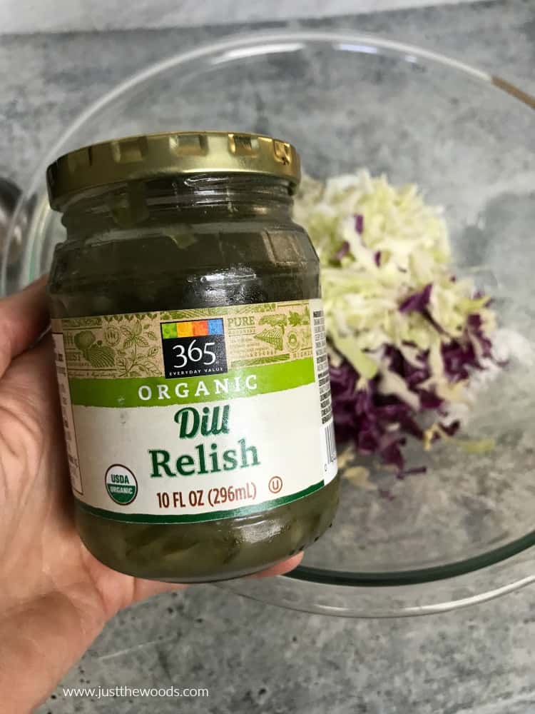 homemade coleslaw recipe with relish