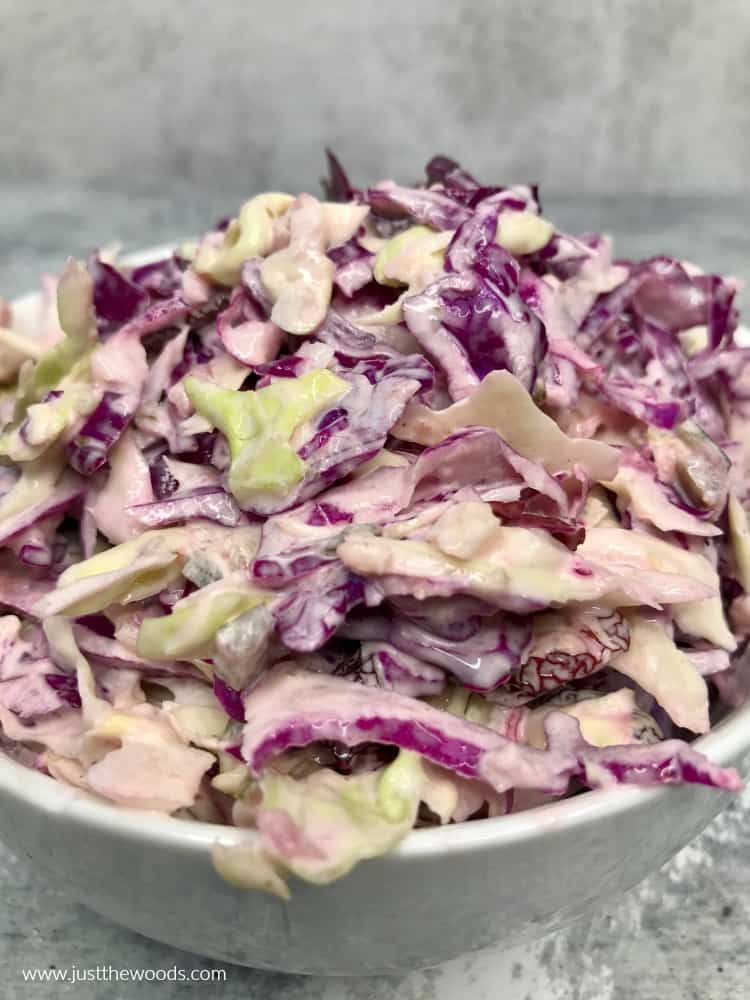 easy healthy homemade coleslaw