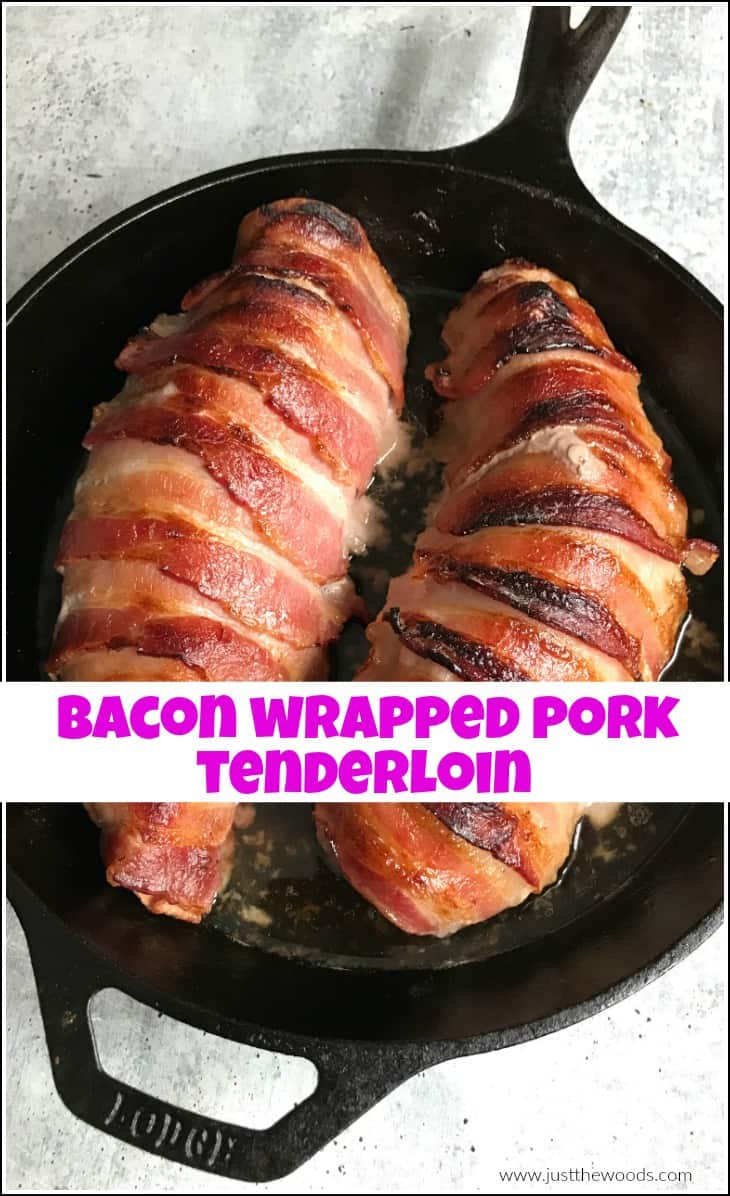 simple bacon wrapped pork tenderloin recipe, whole 30 bacon