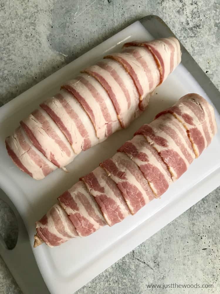 how to make bacon wrapped pork tenderloin in the oven