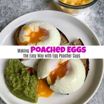 Making Poached Eggs with Silicone Egg Poacher Cups