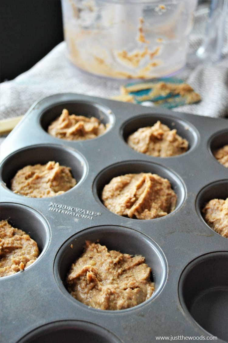 margin gluten free muffins with chickpeas
