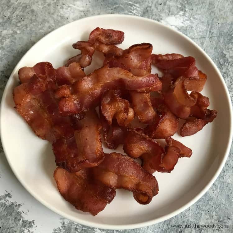 Ninja Foodi air fryer bacon