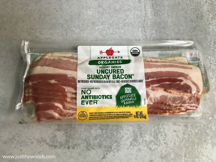 organic bacon, Applegate bacon