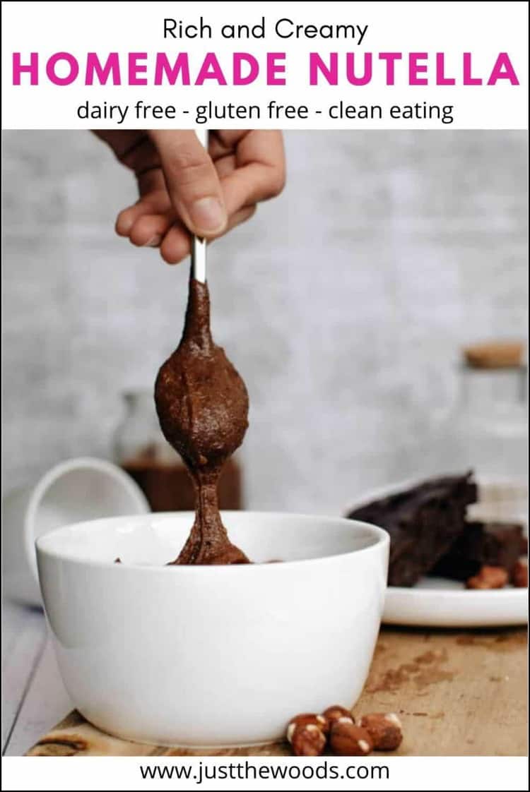 homemade nutella recipe clean eating