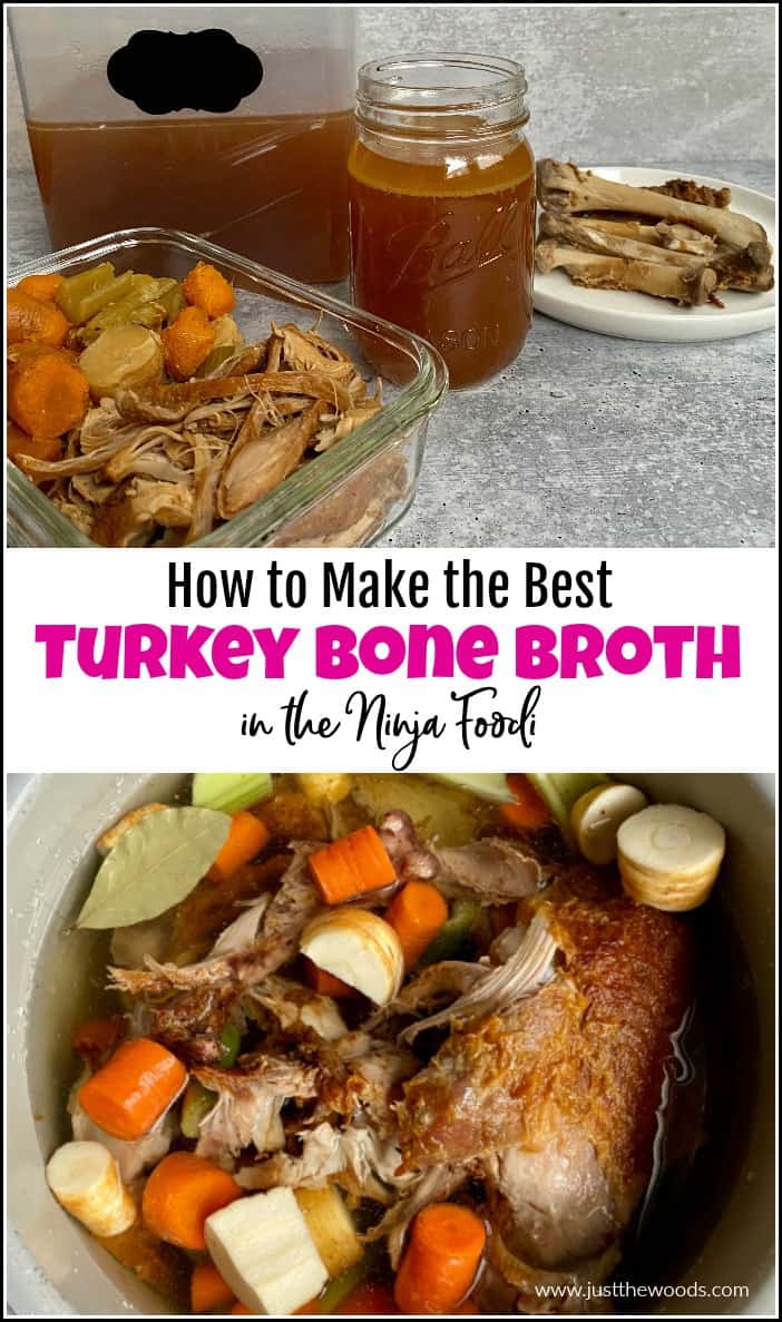 how to make turkey bone broth in pressure cooker