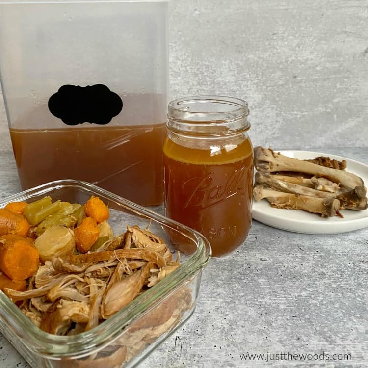 turkey stock recipe, how to make turkey bone broth, ninja foodi recipe 