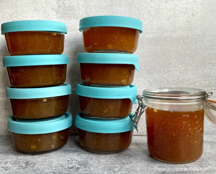 homemade bone broth in glass jars