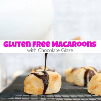 How to Make Gluten Free Macaroons with Chocolate Glaze