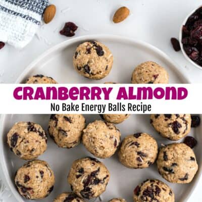 How to Make Cranberry Almond No Bake Energy Balls