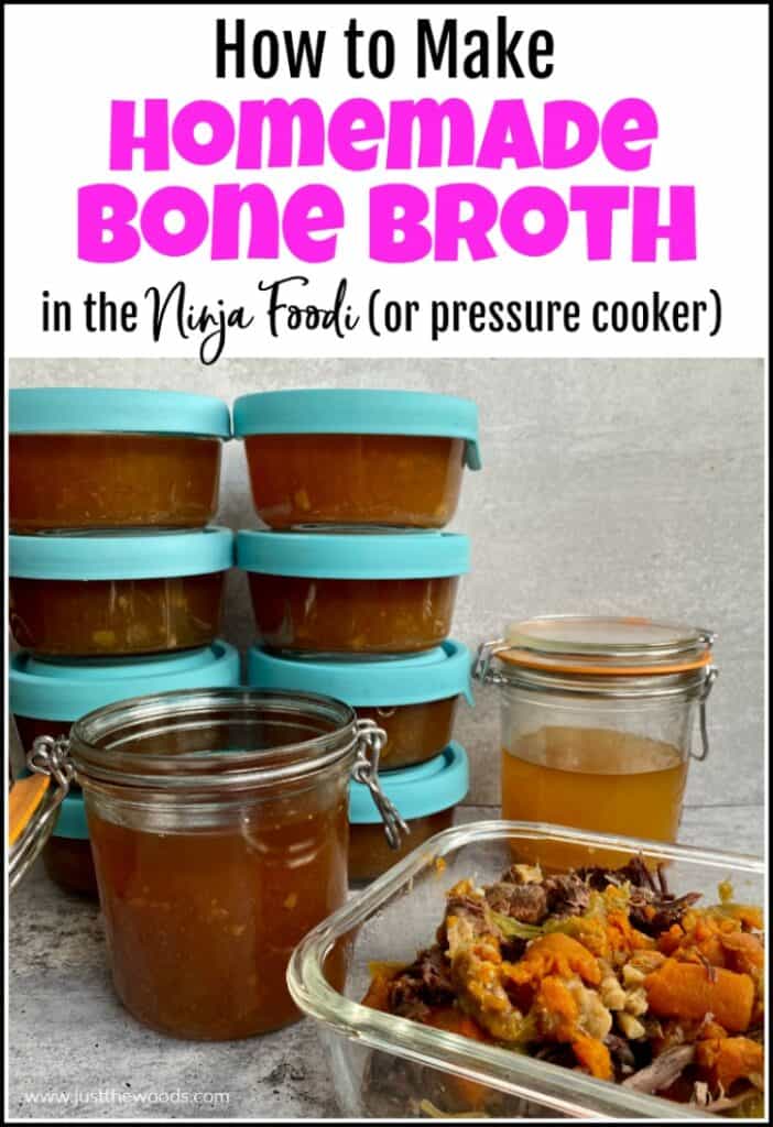Making Homemade Bone Broth in the Ninja Foodi the Easy Way