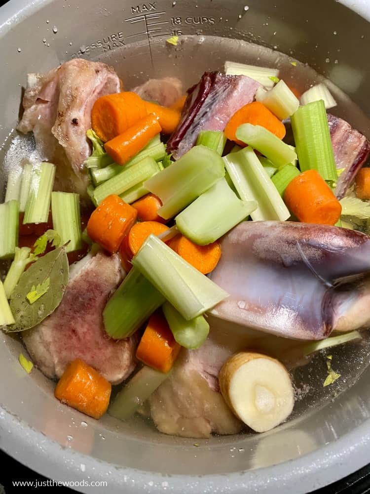 making bone broth in the ninja foodi