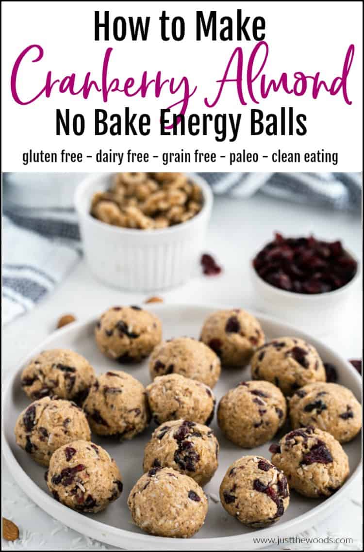 cranberry almond coconut energy balls