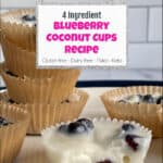 blueberry coconut cups easy recipe