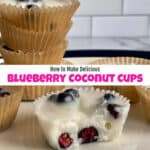 How to Make Delicious Blueberry Coconut Cups
