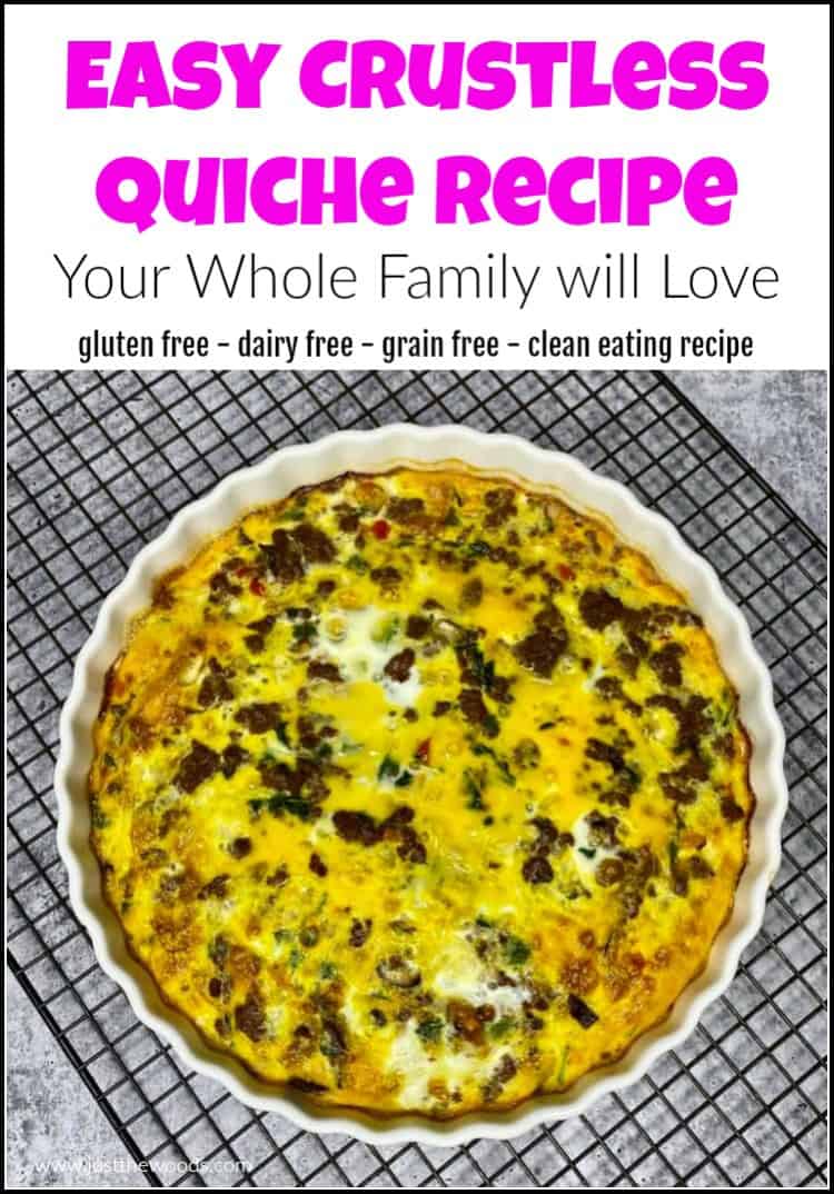 how to make crustless quiche