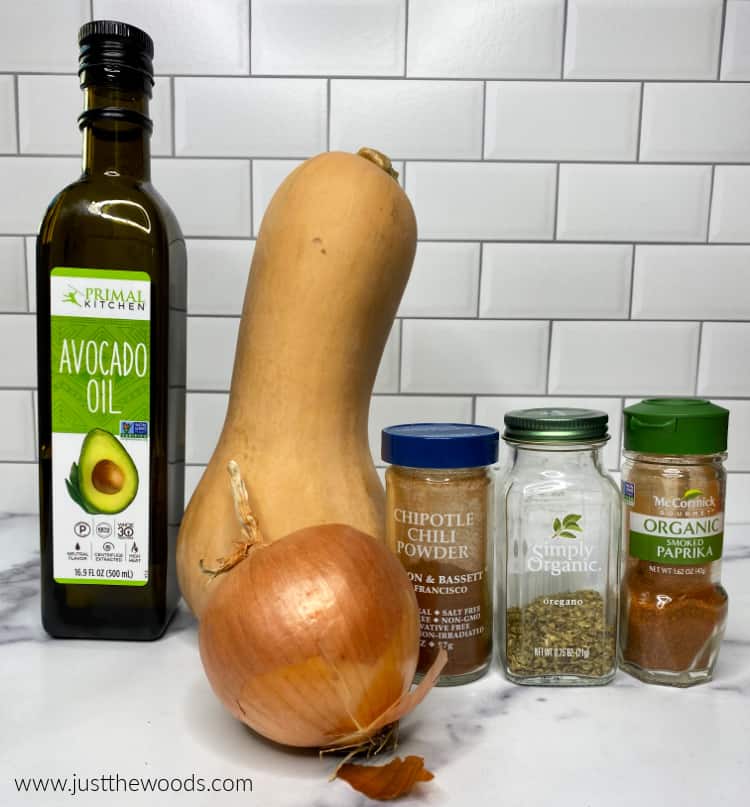 ingredients for savory squash recipe, what to do with butternut squash