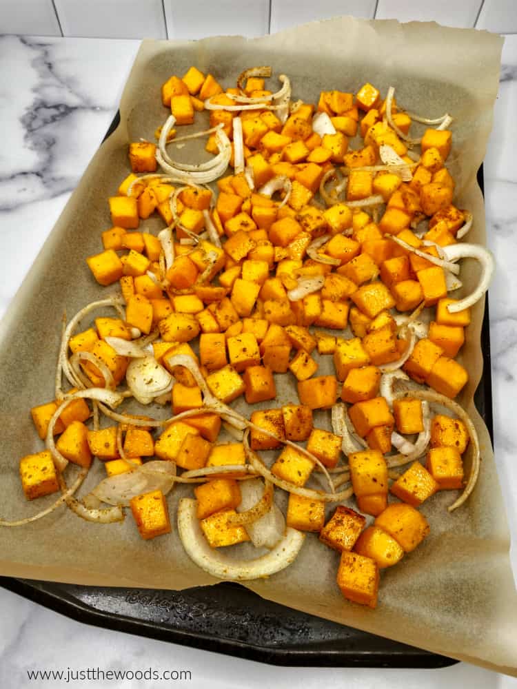 how to cook butternut squash cubes