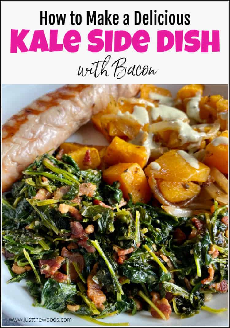 best kale recipe, how to make kale taste good, kale and bacon