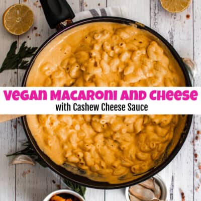 Vegan Macaroni and Cheese Recipe with Cashew Cheese Sauce