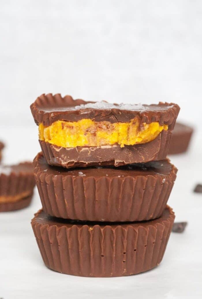 PUMPKIN CUPS 3 e1602545511948 20+ Candy and Savory Paleo Pumpkin Recipes