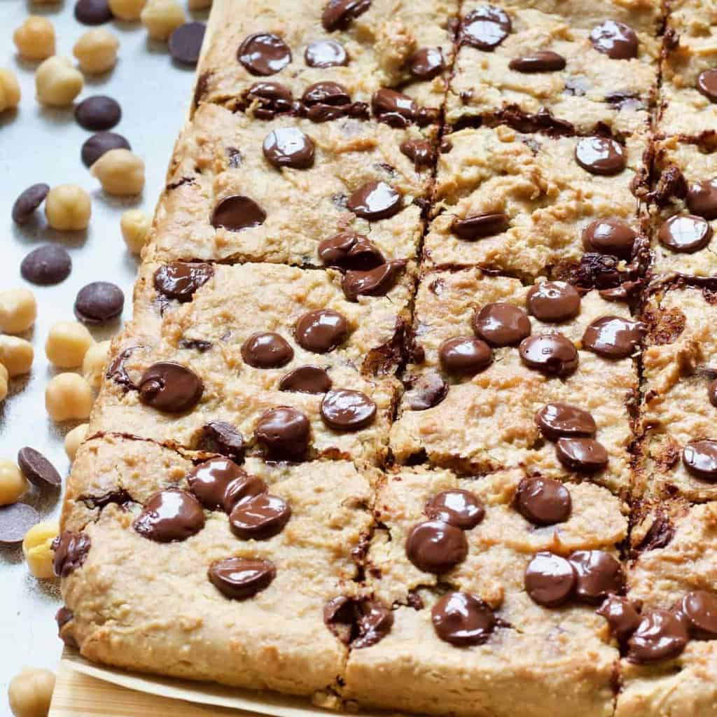 Vegan Chickpea Blondies 1200x1200 1 Candy and Satisfying Sugar Free Dessert Concepts